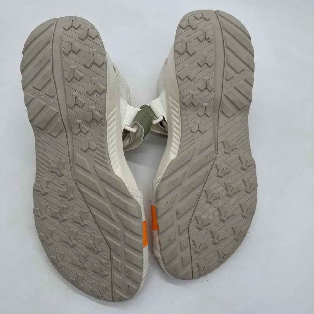 adidas Terrex Hydroterra Sandals Men's 9 Off White Beige Water Hiking JR8410